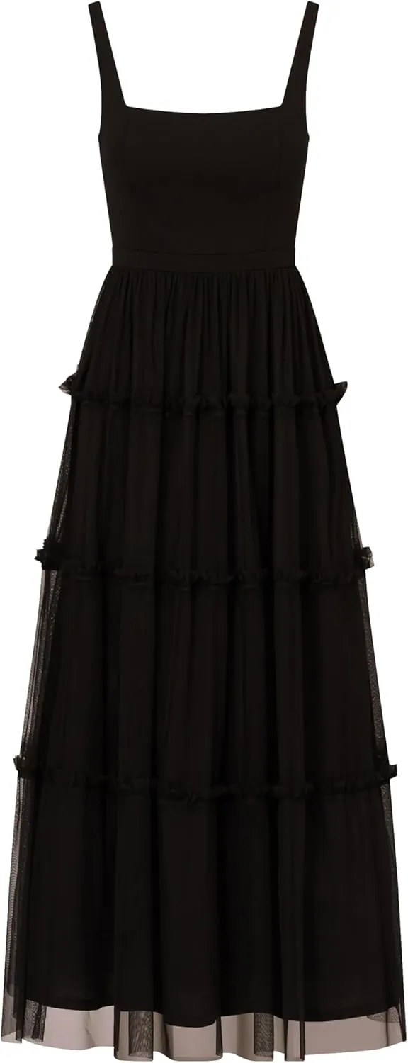 Adrianna Papell Women's Knit and Mesh Midi Dress