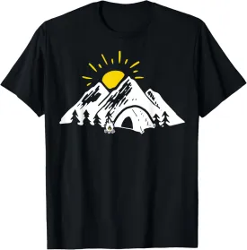 Camping and Hiking Nature Outdoors Mountain Travel Adventure T-Shirt