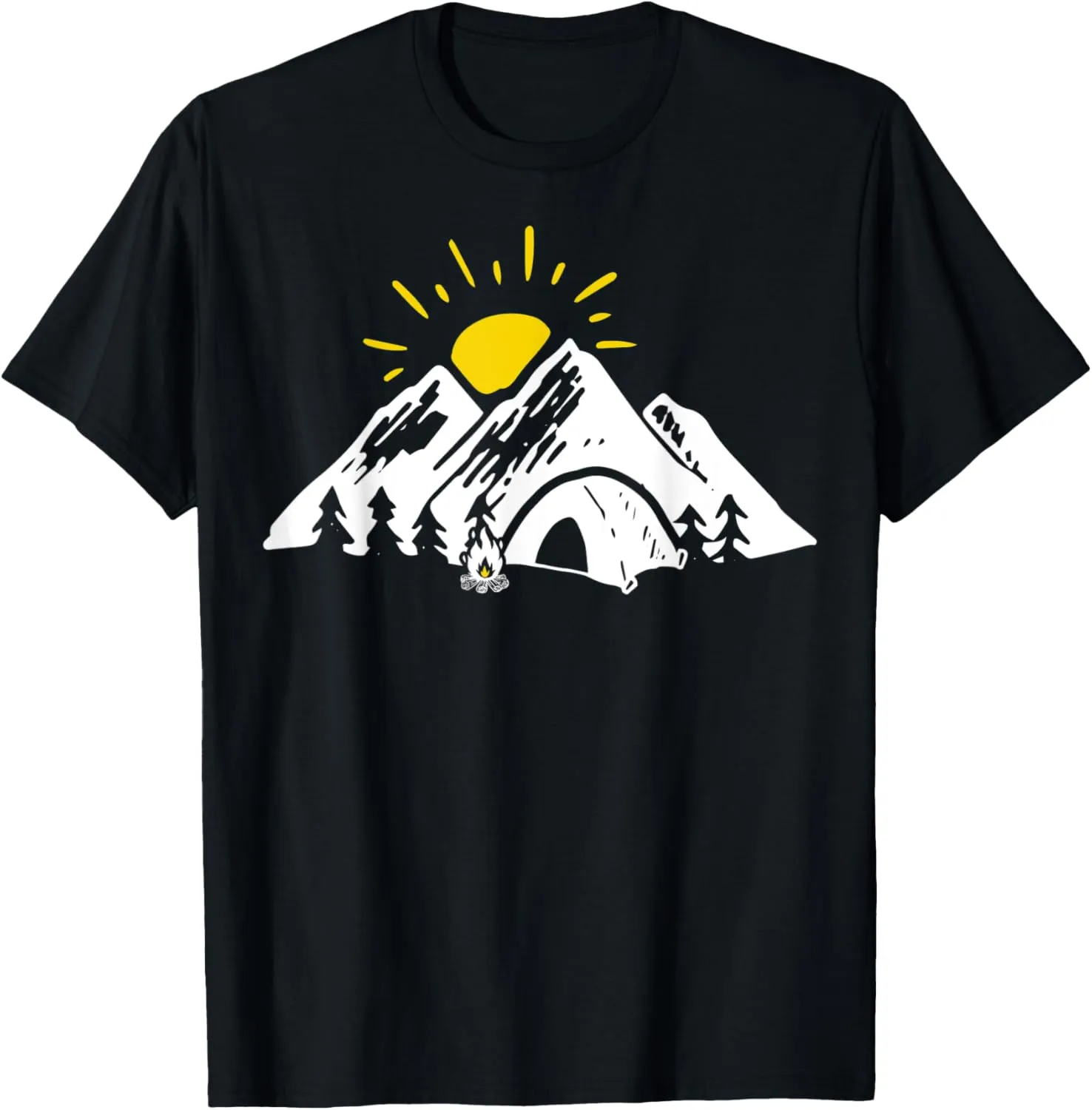 Camping and Hiking Nature Outdoors Mountain Travel Adventure T-Shirt