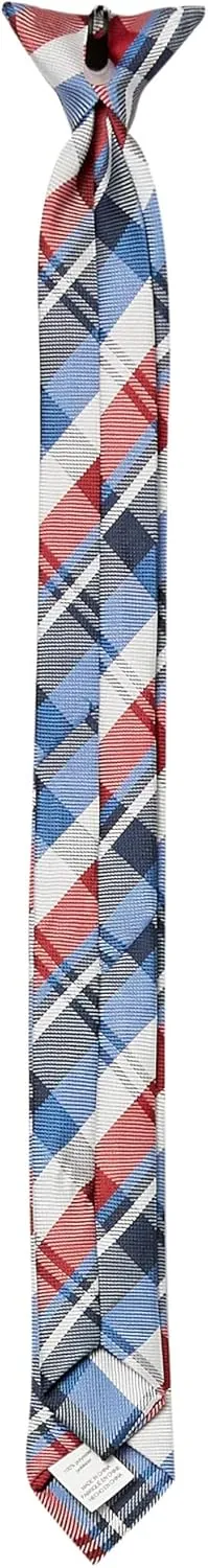 IZOD Boys' Long Sleeve Button-Down Collared Dress Shirt with Tie and Chest Pocket
