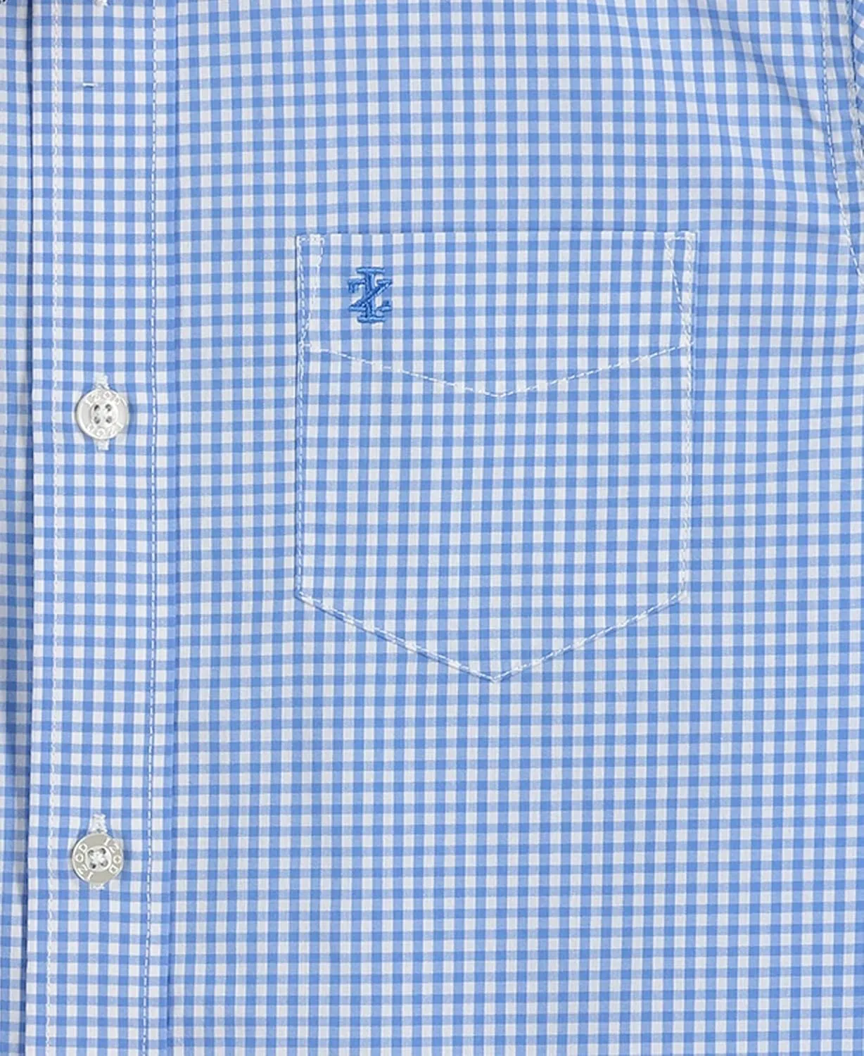 IZOD Boys' Long Sleeve Button-Down Collared Dress Shirt with Tie and Chest Pocket