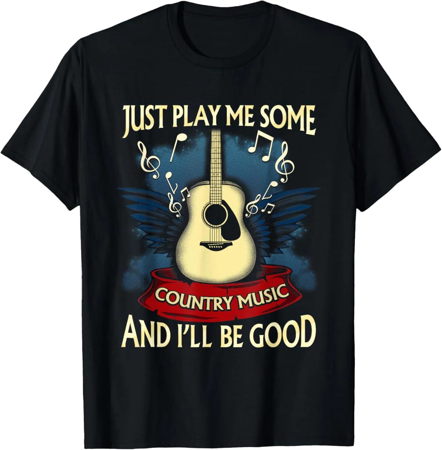 Just Play Me Some Country Music Country Music Festival T-Shirt