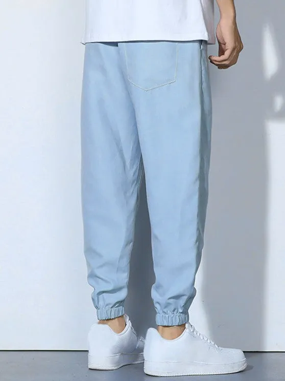 Letter Printed Hoodie And Jogger Pant