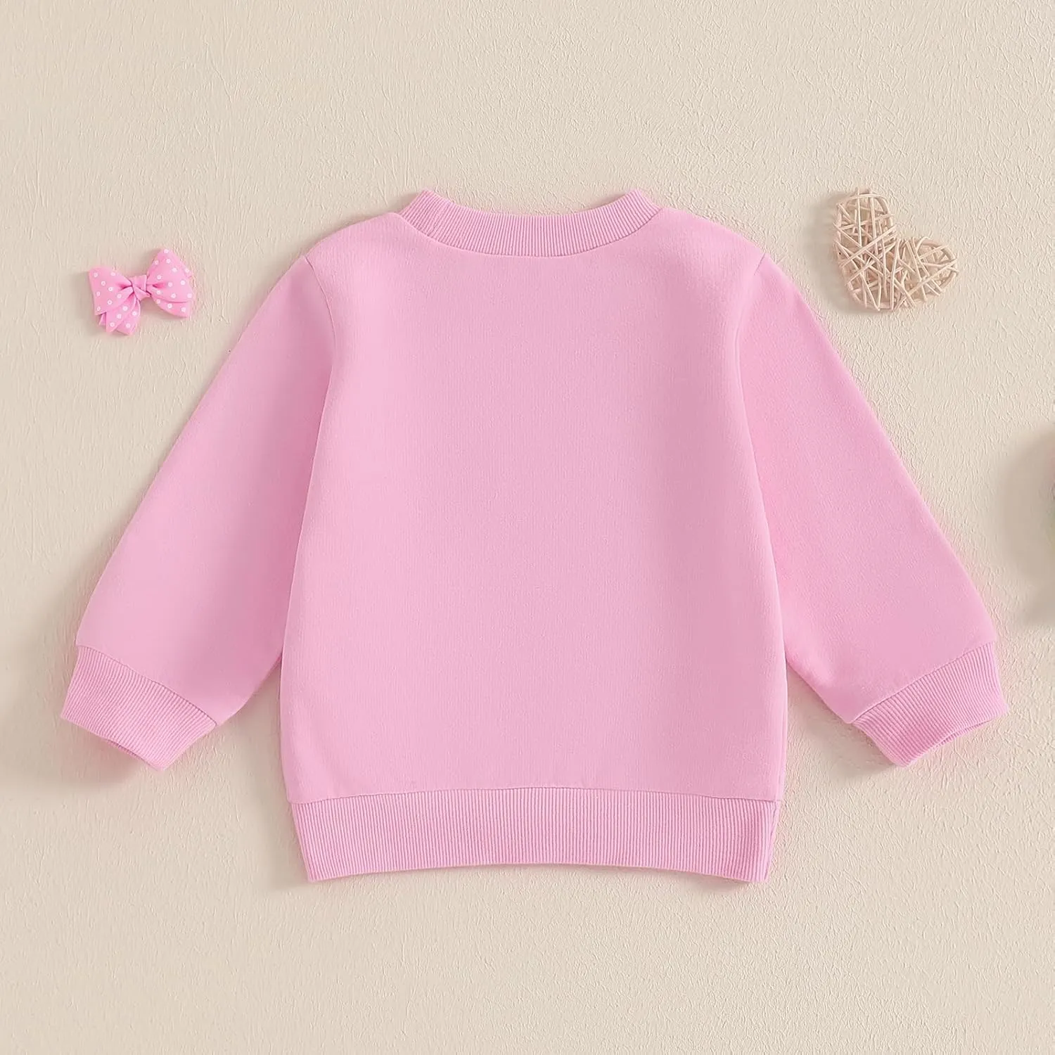 Mommy and Me Letter Print Matching Family Outfits Long Sleeve Crewneck Casual Sweatshirt T-Shirt