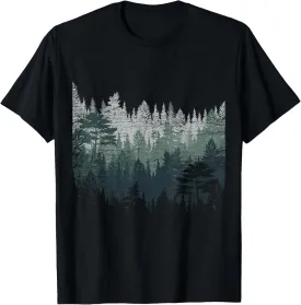 Night Nature Wildlife Trees Outdoor Forest T-Shirt