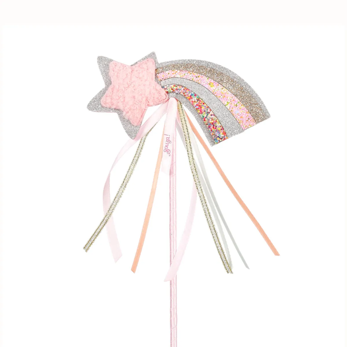 Pink and Silver Rainbow Wand