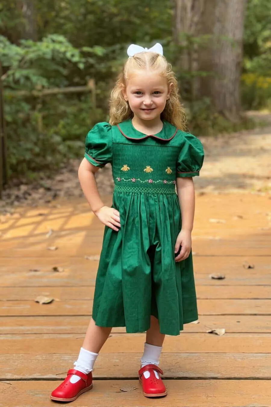 Smocked Royal Bee Dress