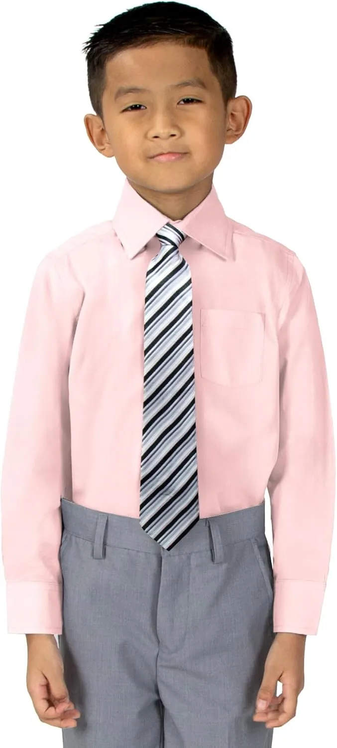 Spring Notion Boys Dress Shirt and Tie Set