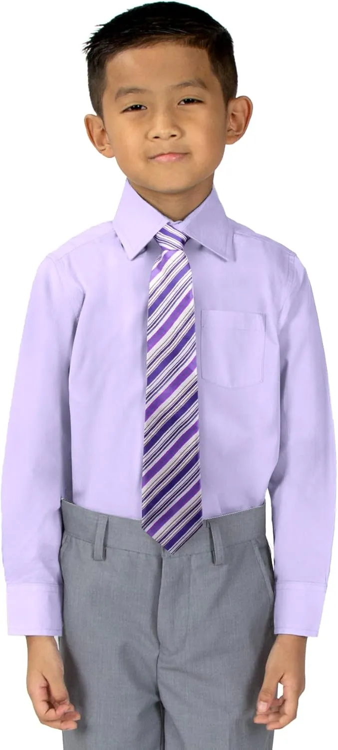 Spring Notion Boys Dress Shirt and Tie Set