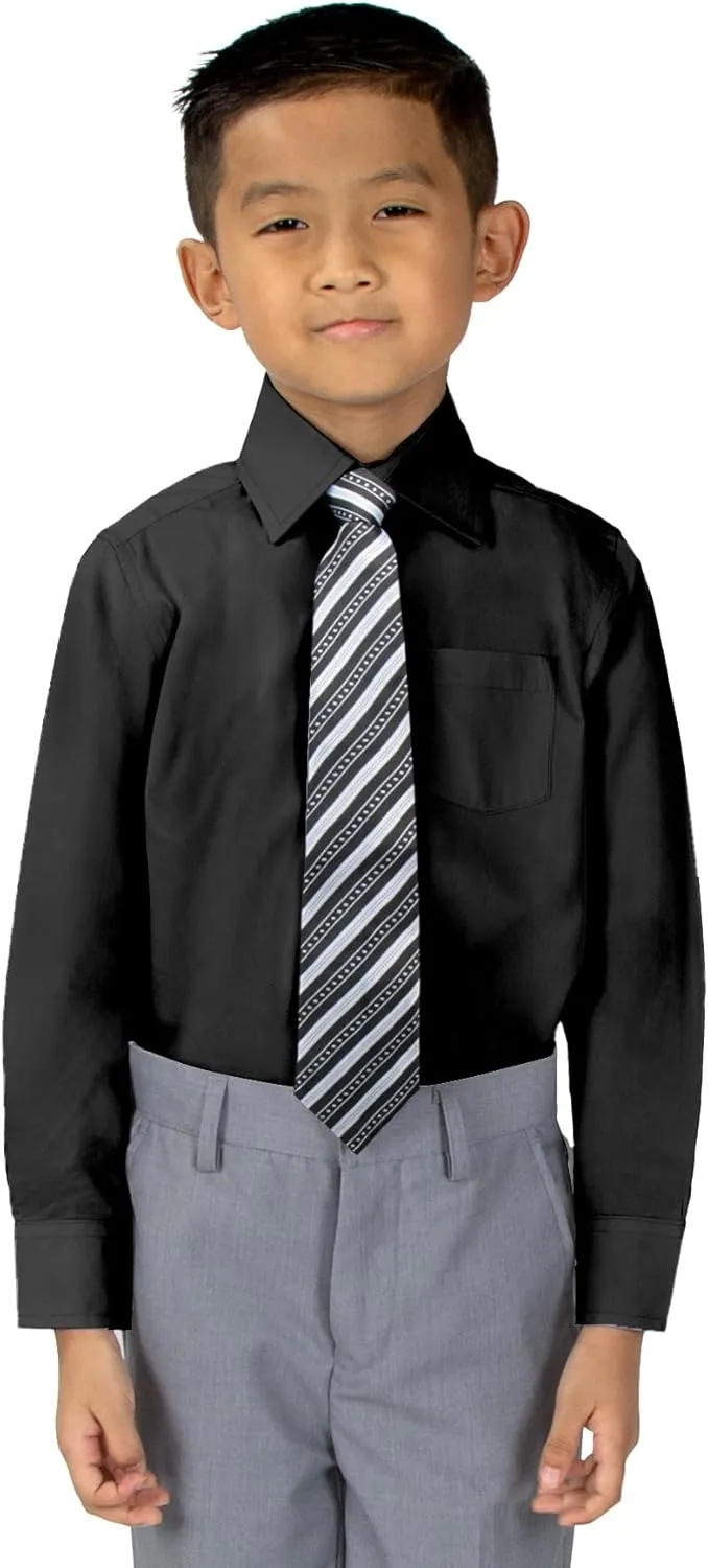 Spring Notion Boys Dress Shirt and Tie Set