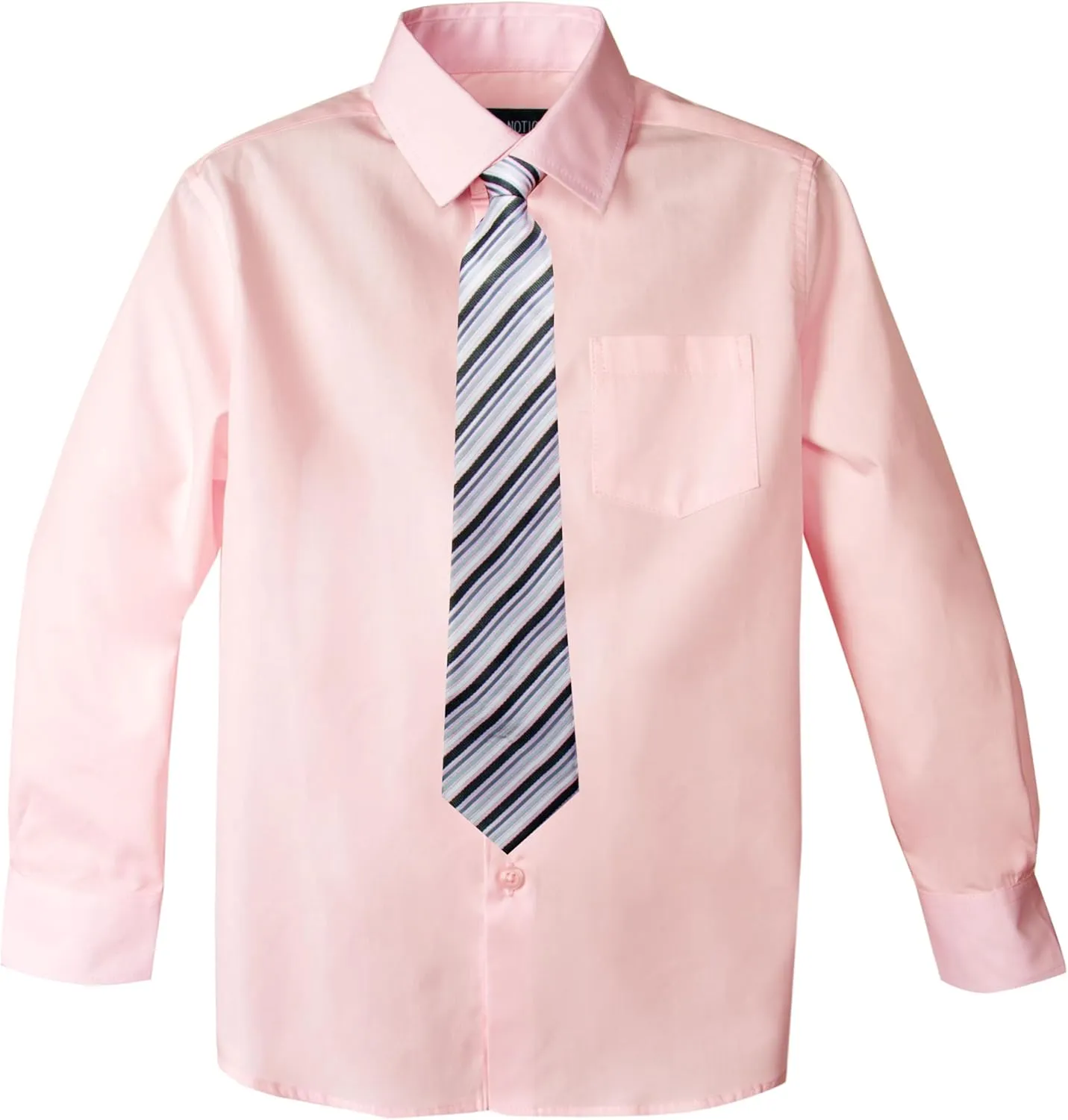 Spring Notion Boys Dress Shirt and Tie Set