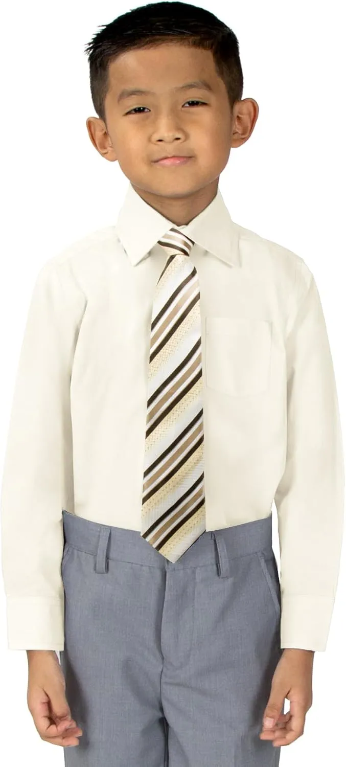 Spring Notion Boys Dress Shirt and Tie Set