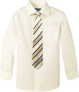 Spring Notion Boys Dress Shirt and Tie Set