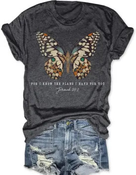 Vintage Butterfly and Moth T-Shirt for Women Casual Aesthetic Nature Short Sleeve Shirt Funny Animal Graphic Tees