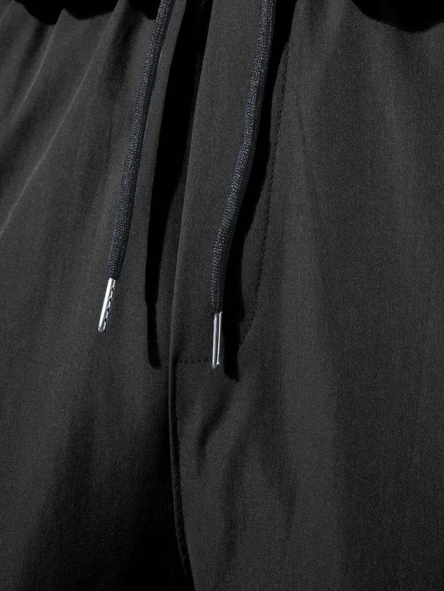 ZAFUL Men's Jogger Cargo Pant Elastic Waist Drawstring Straight Leg Sweatpants Lightweight Casual Trousers with Pockets